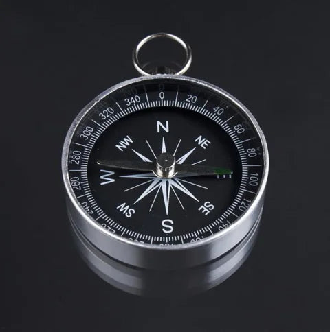 Compass with black background