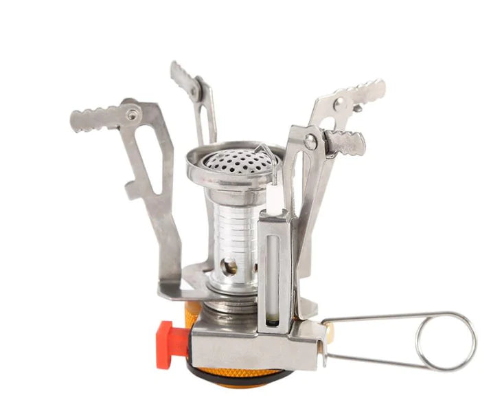 mini Portable camping stove on a white background