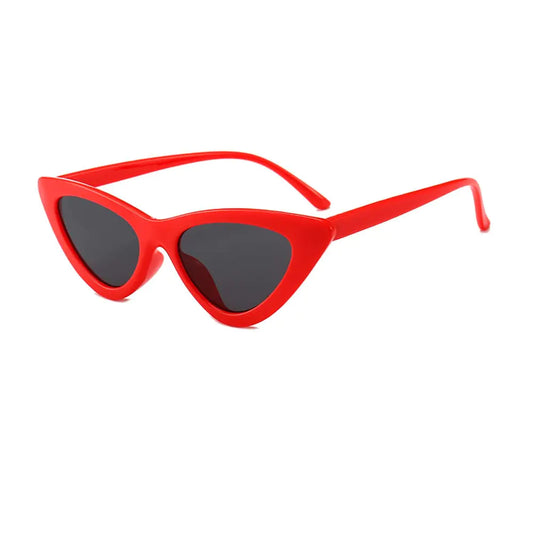 Women's Cat Eye Vintage Plastic Frame Sunglasses