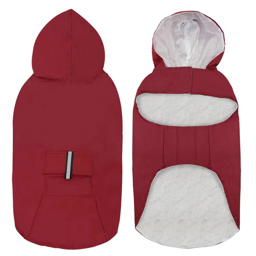 Large Waterproof Dog Raincoat