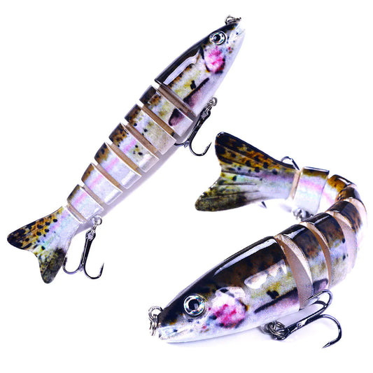 Multi-node Fish Simulation Hard Bait for Sea Fishing