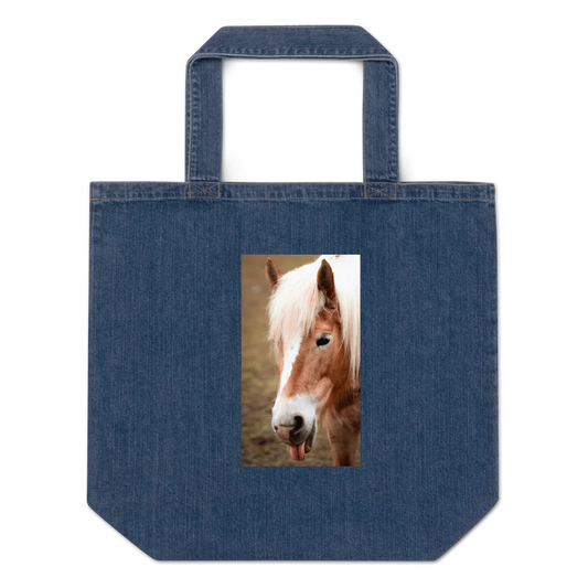 Organic Denim Tote Bag Pony on Monday