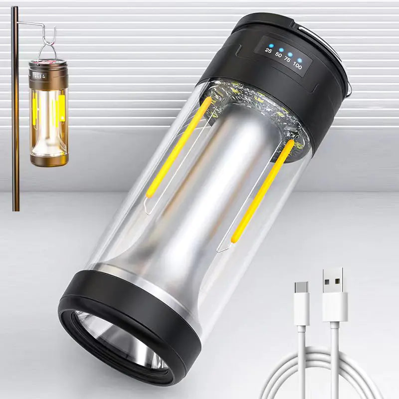 Outdoor LED Magnetic Suction Work Flashlight
