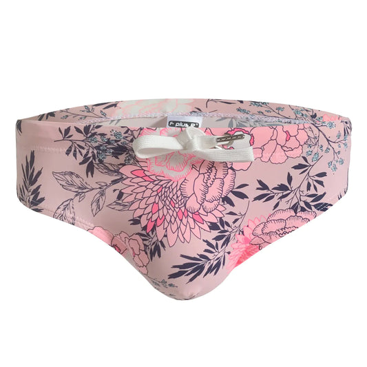 Men's Printed Polyamide Swimming Briefs