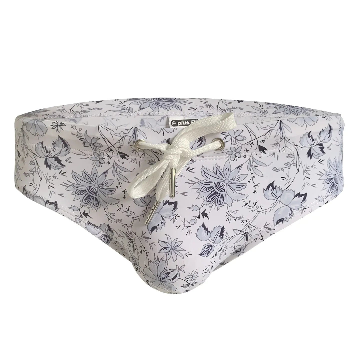 Men's Printed Polyamide Swimming Briefs