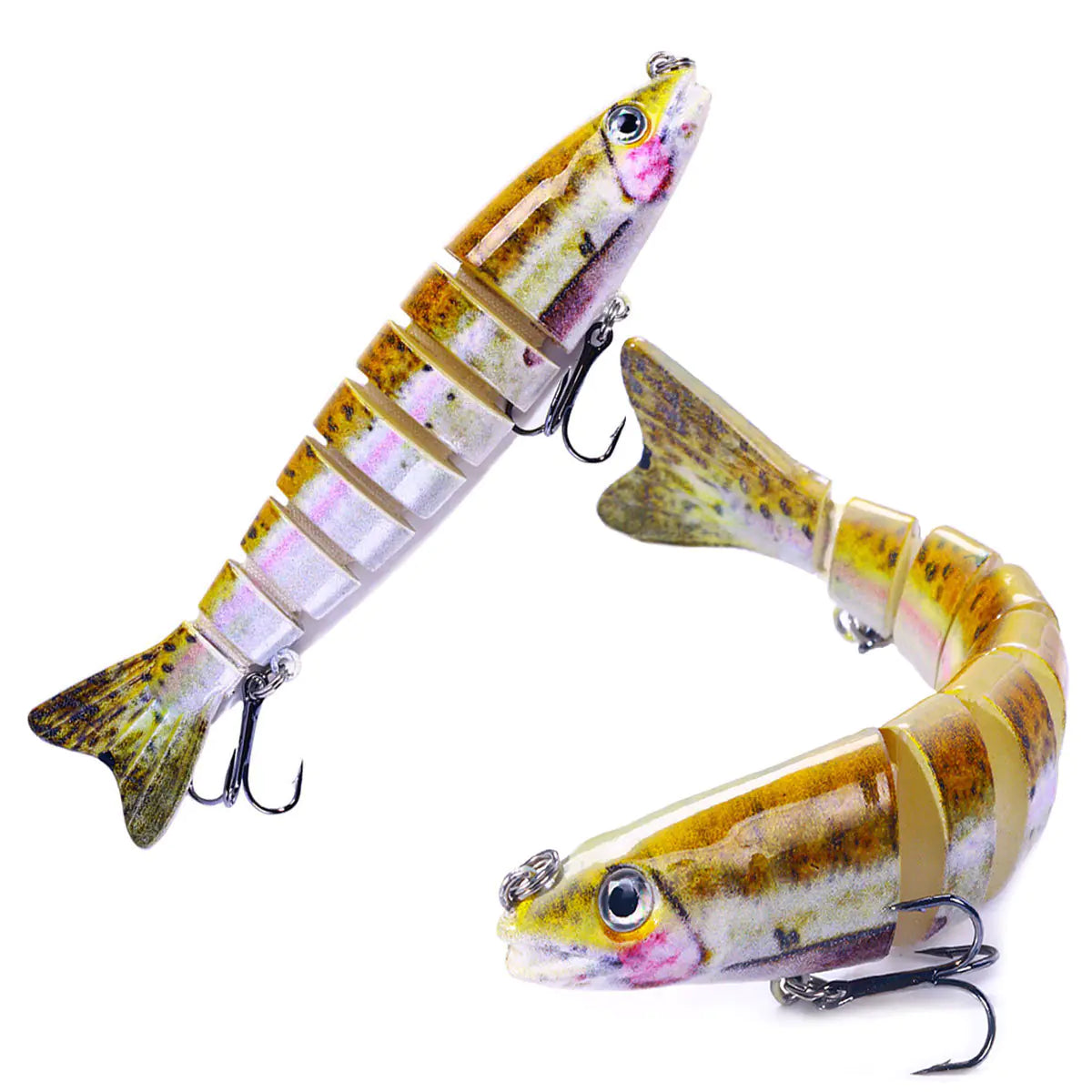 Multi-node Fish Simulation Hard Bait for Sea Fishing