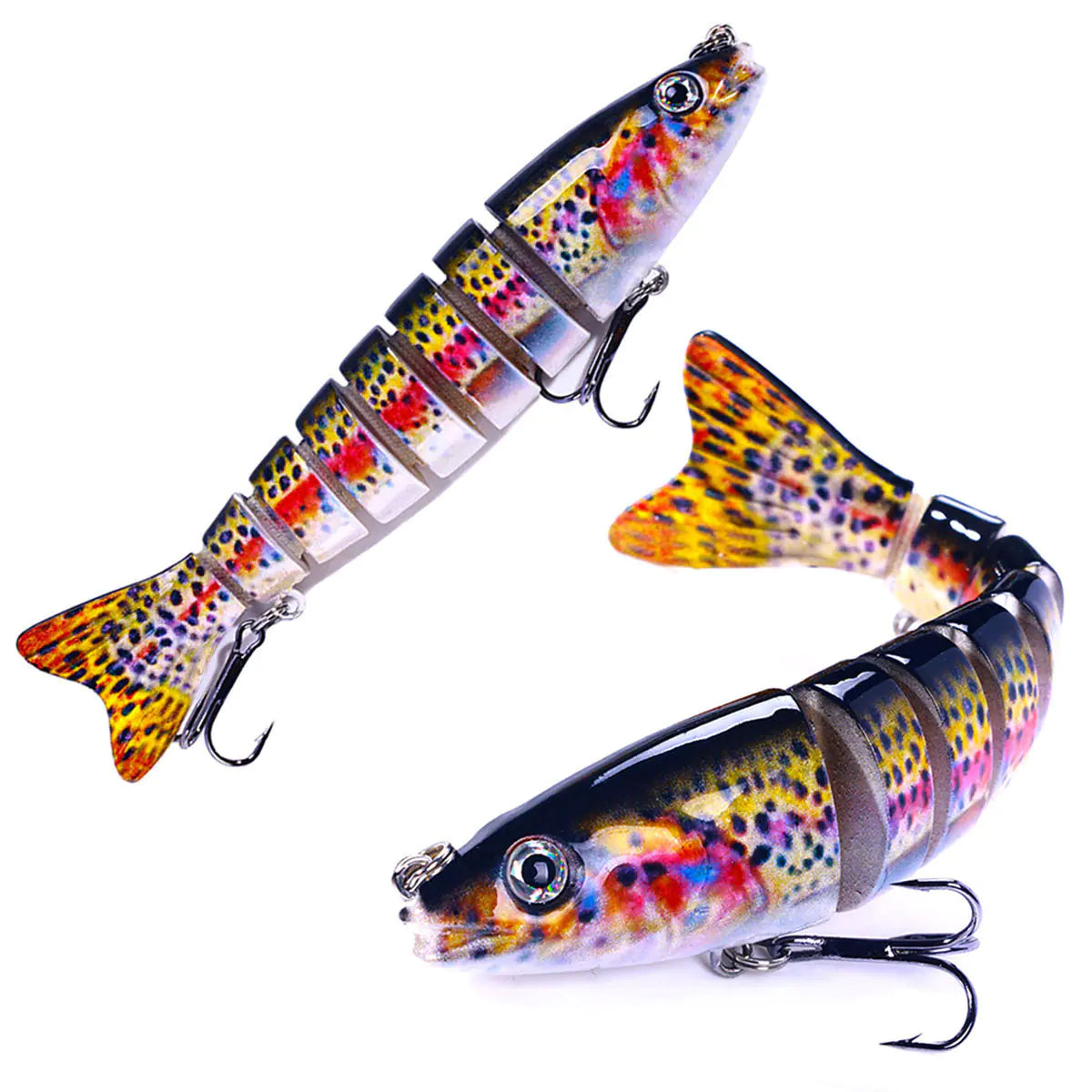 Multi-node Fish Simulation Hard Bait for Sea Fishing
