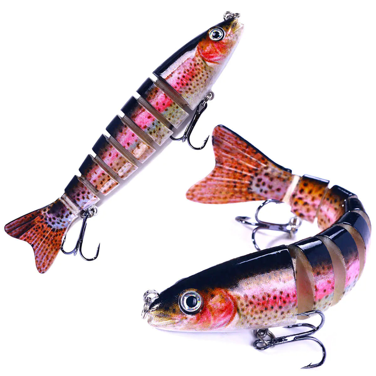 Multi-node Fish Simulation Hard Bait for Sea Fishing