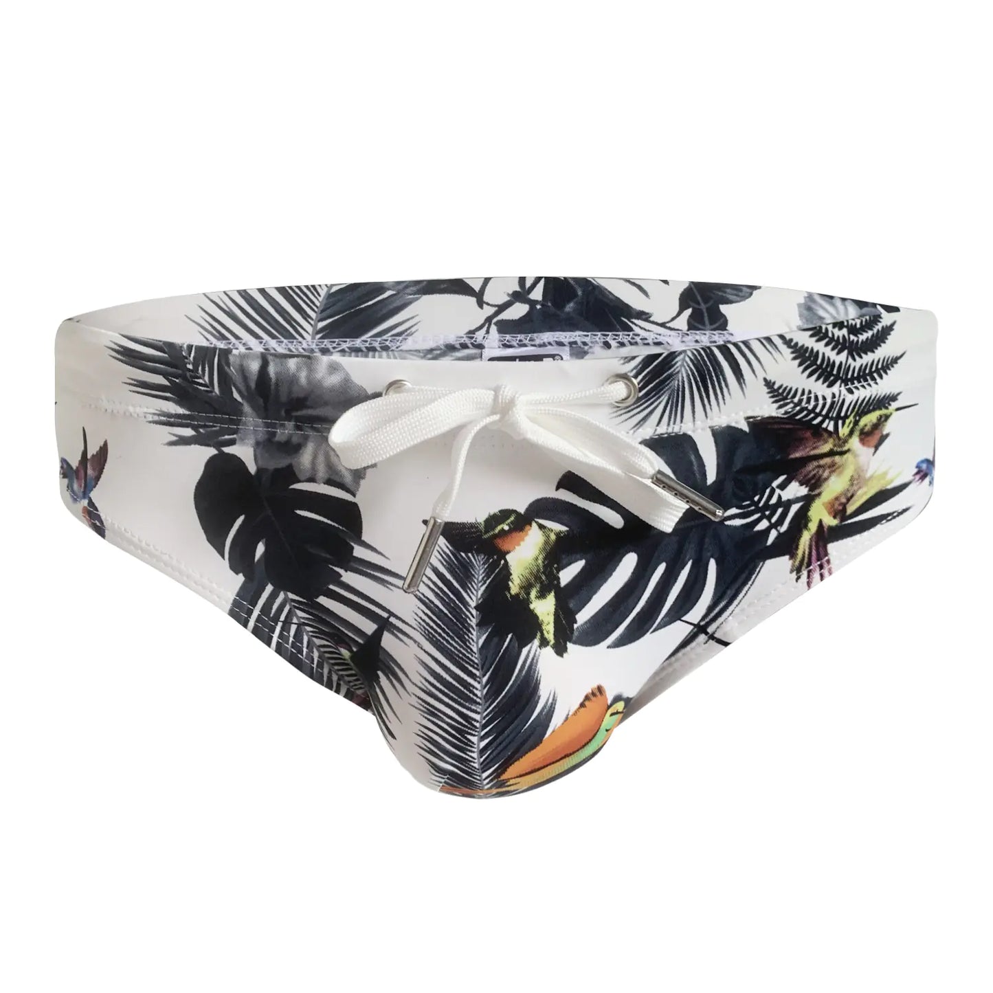 Men's Printed Polyamide Swimming Briefs