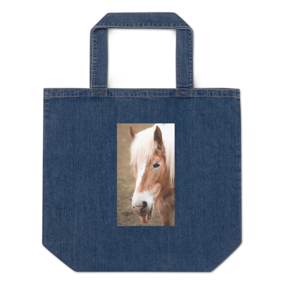 Organic Denim Tote Bag Pony on Monday